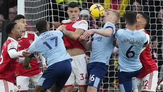 The Gunners Arsenal Belum Bisa Menjauh Dari Kejaran City, Meriam London Ditahan Tamunya The Bees Brentford