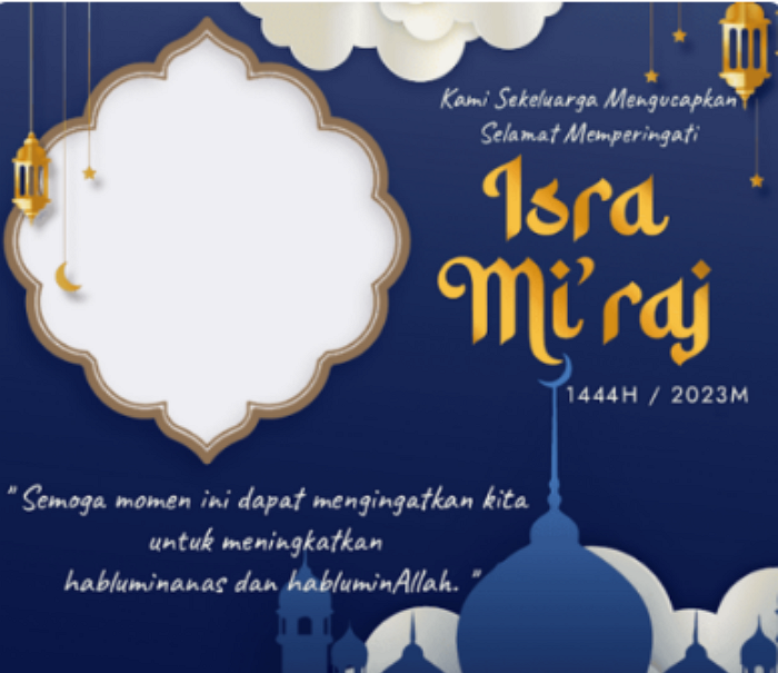 TERBARU! 20 Link Twibbon Isra Mi'raj 2023 yang Islami, Paling Keren dan Banyak Dicari 1 TERBARU! 20 Link Twibbon Isra Mi'raj 2023 yang Islami, Paling Keren dan Banyak Dicari