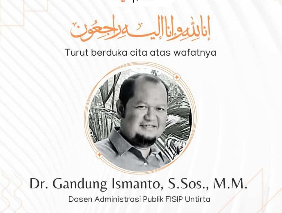 Kabar Duka, Dosen Untirta Gandung Ismanto Meninggal Dunia
