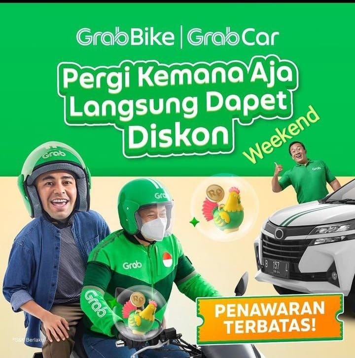 23 Kode Promo Grab, GrabCar, GrabBike, GrabFood Dan GrabMart: Weekend Banjir Diskon Hingga Gratis Ongkir 6 23 Kode Promo Grab, GrabCar, GrabBike, GrabFood Dan GrabMart: Weekend Banjir Diskon Hingga Gratis Ongkir
