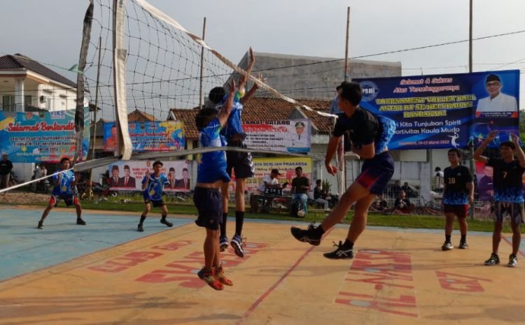 Pemilu 2024 Makin Dekat, Pengusaha Lokal hingga Bacaleg Kompak Bantu Turnamen Bola Voli Antar RT di Randakari