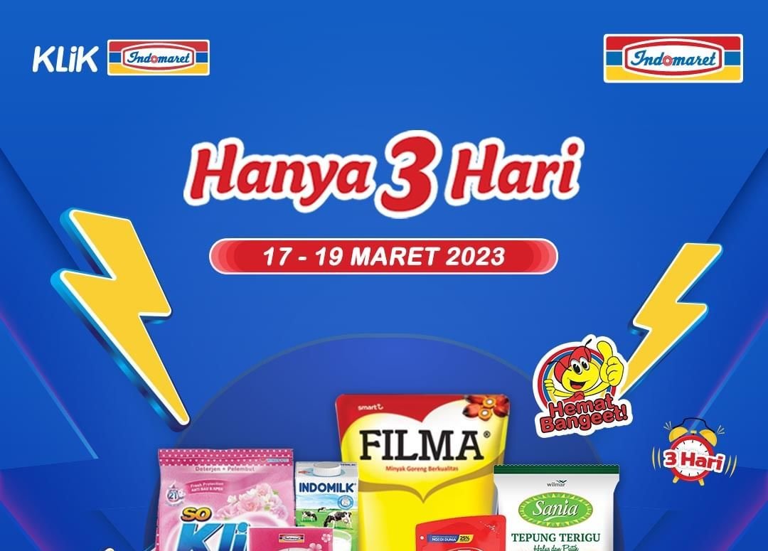 Katalog Promo JSM Indomaret 17-19 Maret 2023: Buruan Borong! Banyak Diskon Terbaru Menjelang Bulan Ramadhan