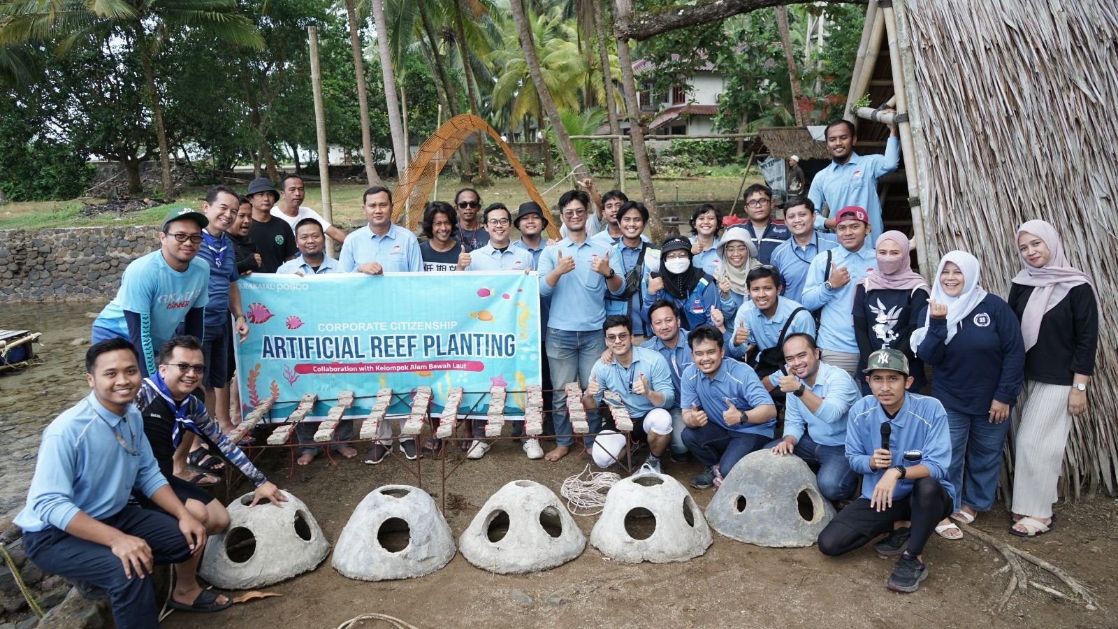 Krakatau Posco Gunakan Slag Baja untuk Lestarikan Terumbu Karang, Kok Bisa? 2 Krakatau Posco Gunakan Slag Baja untuk Lestarikan Terumbu Karang, Kok Bisa?