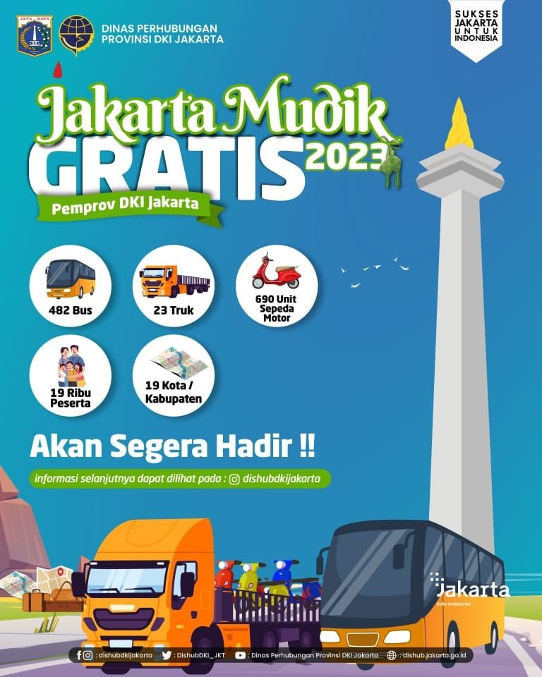 Dibuka Hari Ini, Info Mudik Gratis DKI Jakarta 9 Dibuka Hari Ini, Info Mudik Gratis DKI Jakarta