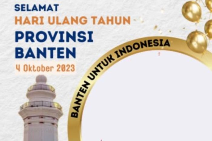 Kumpulan Link Twibbon HUT Banten ke-23 pada 4 Oktober, Desain Terbaik, Termodern dan Terpopuler 3 Kumpulan Link Twibbon HUT Banten ke-23 pada 4 Oktober, Desain Terbaik, Termodern dan Terpopuler