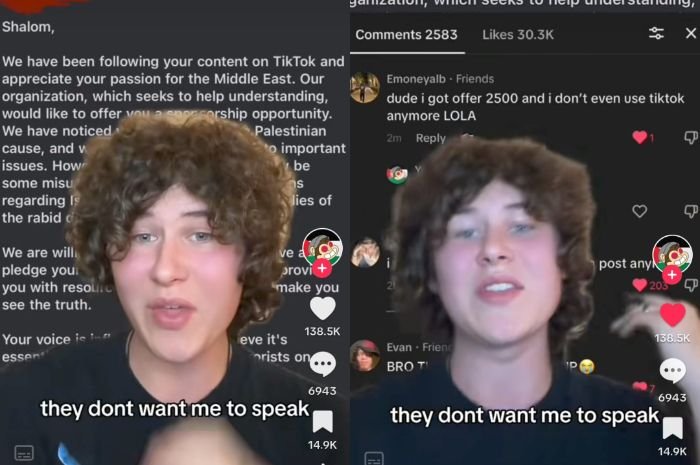Videonya Dihapus, Influencer yang Disogok Israel Rp78 Juta Langsung Unggah Video Baru