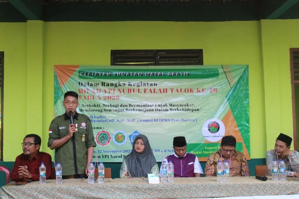 Milad YPI Nurul Falah Talok Gelar Sunatan Masal Gratis