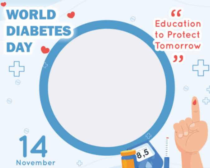 Tinggal Klik! 15 Link Twibbon Hari Diabates Sedunia 2023, Desain Keren dan Kekinian, Cocok Diunggah di Medsos