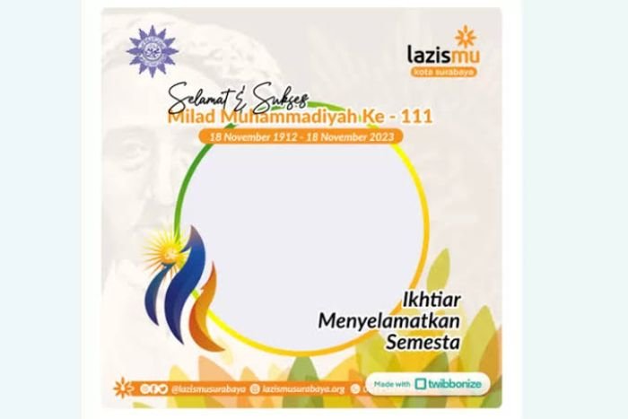 GRATIS! 15 Link Twibbon Milad Muhammadiyah ke-111: Meriahkan Perayaan Ulang Tahun 6 GRATIS! 15 Link Twibbon Milad Muhammadiyah ke-111: Meriahkan Perayaan Ulang Tahun