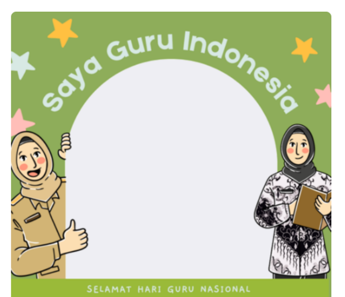 GRATIS! 11 Link Twibbon Hari Guru 2023, Desain Paling Keren Cocok untuk Bingkai Profil Foto di Media Sosial