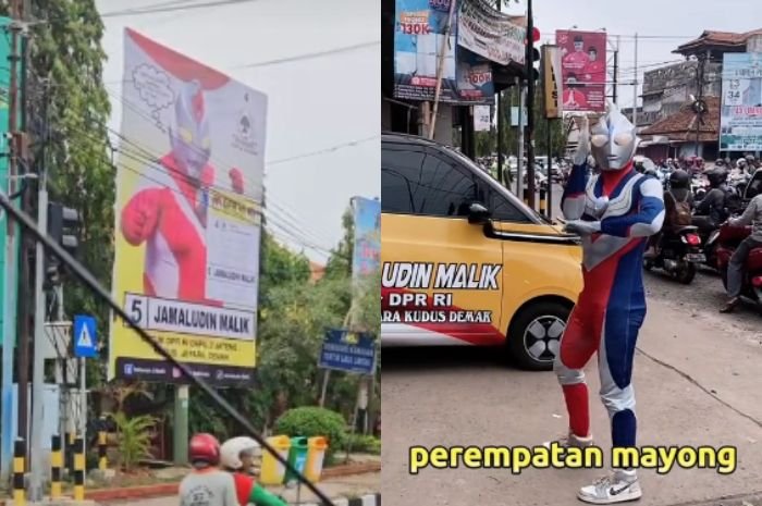 Caleg DPR RI Jamaludin Malik Berkampanye dengan Kostum Ultraman, Menarik Perhatian Warga 4 Caleg DPR RI Jamaludin Malik Berkampanye dengan Kostum Ultraman, Menarik Perhatian Warga