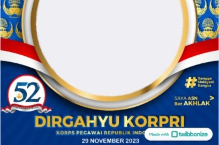 10 Link Twibbon HUT Korpri Ke-52 Tahun 2023 dengan Desain Keren dan Simpel, Cocok Dibagikan ke Media Sosial