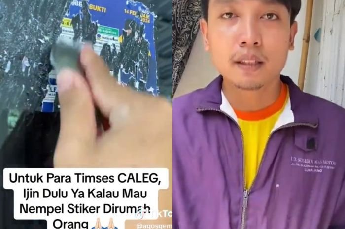 Pria Ini Kena Somasi Usai Cabut Stiker Caleg yang Ditempel di Rumahnya Tanpa Izin
