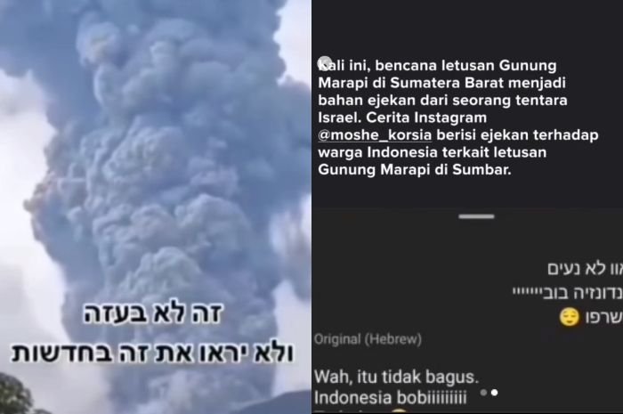 Viral Video Tentara Israel Mengejek Gunung Merapi yang Erupsi, Netizen Indonesia Beri Respons Tegas