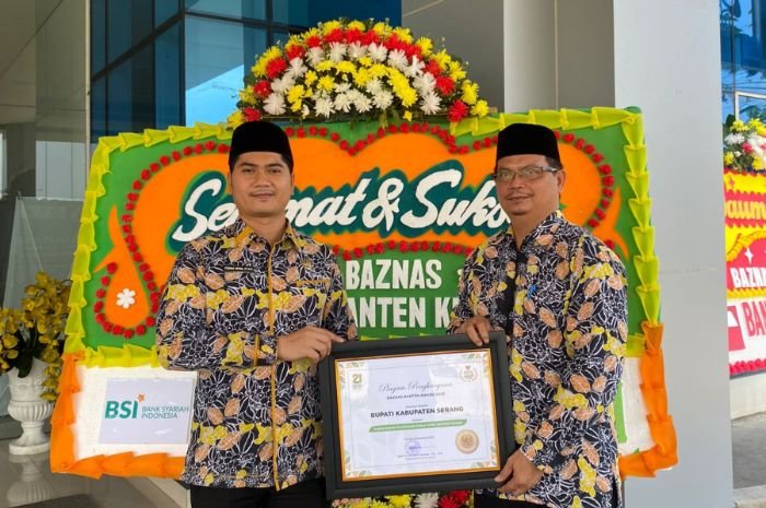 Bupati Serang Dianugerahi Penghargaan dari Baznas Banten, Ini Prestasinya