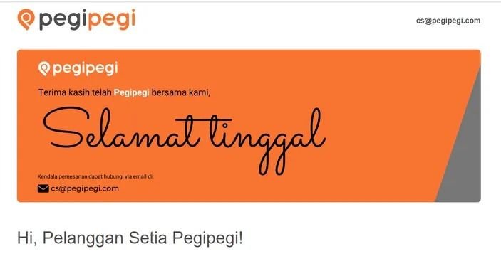 Selamat Tinggal! Pegipegi Hentikan Operasional, Telah Beroperasi Selama 12 Tahun 1 Selamat Tinggal! Pegipegi Hentikan Operasional, Telah Beroperasi Selama 12 Tahun