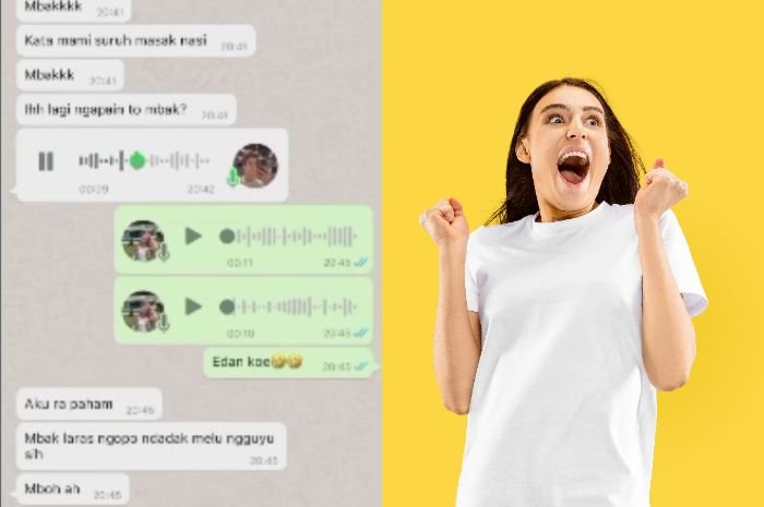 Viral Video Voice Note yang Bikin Ngakak gak Kelar-Kelar, Masak Nasi 2 Centong dengan Air Segaris Lengan