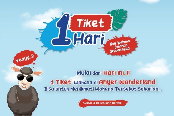 Update Harga Wahana Anyer Wonderland, 1 Tiket Bisa Main Sepuasnya!