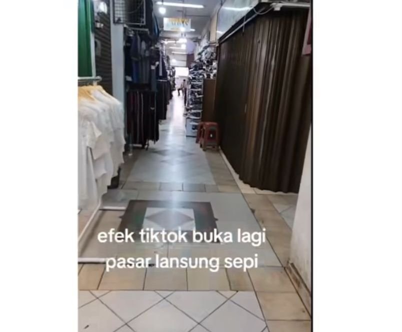 Efek TikTok Shop Dibuka Lagi, Pedagang Ngeluh Pasar Jadi Sepi, Warganet: Rezeki Tuh Gak Ketuker!
