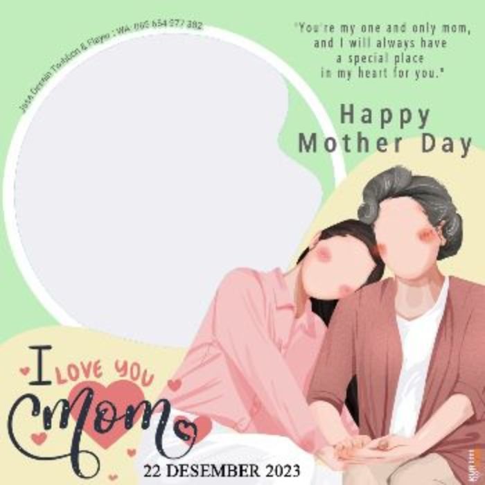 Kumpulan Link Twibbon Hari Ibu 2023 Desain Manis dan Romantis, Cocok Dibagikan ke Medsos!