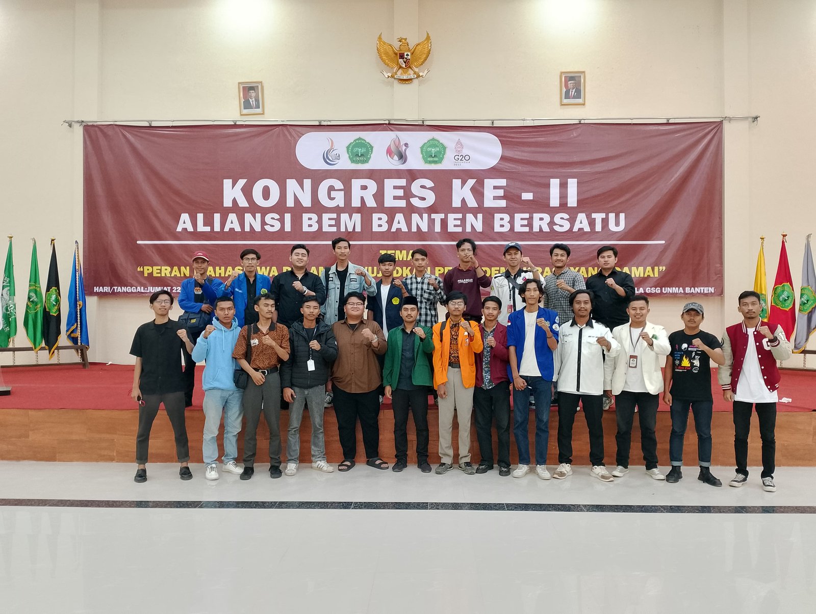 Kongres 2 Aliansi BEM BANTEN BERSATU di UNMA Banten: Abdul Aziz Pimpin, Komitmen Wujudkan Peran Mahasiswa untuk Demokrasi Damai