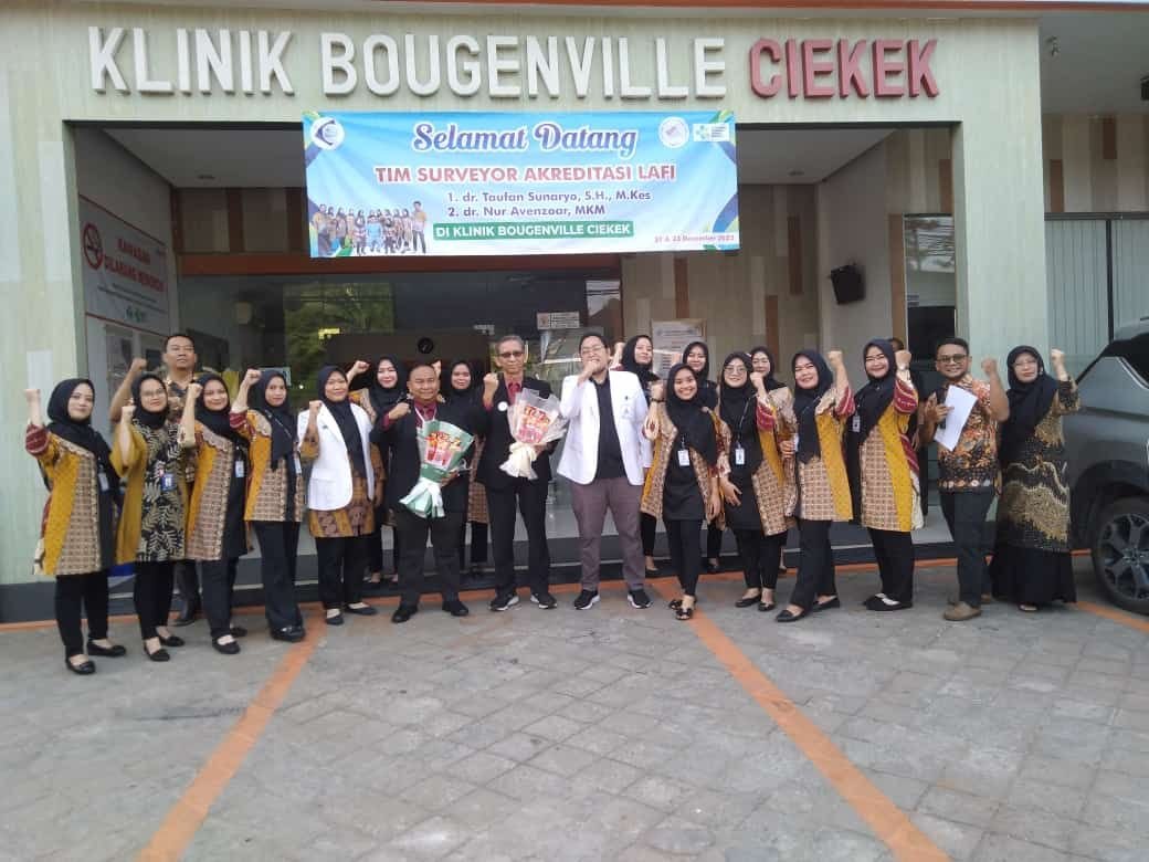 Tingkatkan Mutu Pelayanan, Tiga Klinik Bogenville di Banten Ditinjau Tim Akreditasi Kemenkes RI