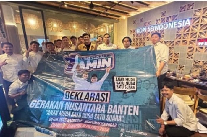Puluhan Anak Muda Banten Deklarasi Gerakan Satu Nusa Satu Suara untuk Pasangan AMIN 6 Puluhan Anak Muda Banten Deklarasi Gerakan Satu Nusa Satu Suara untuk Pasangan AMIN