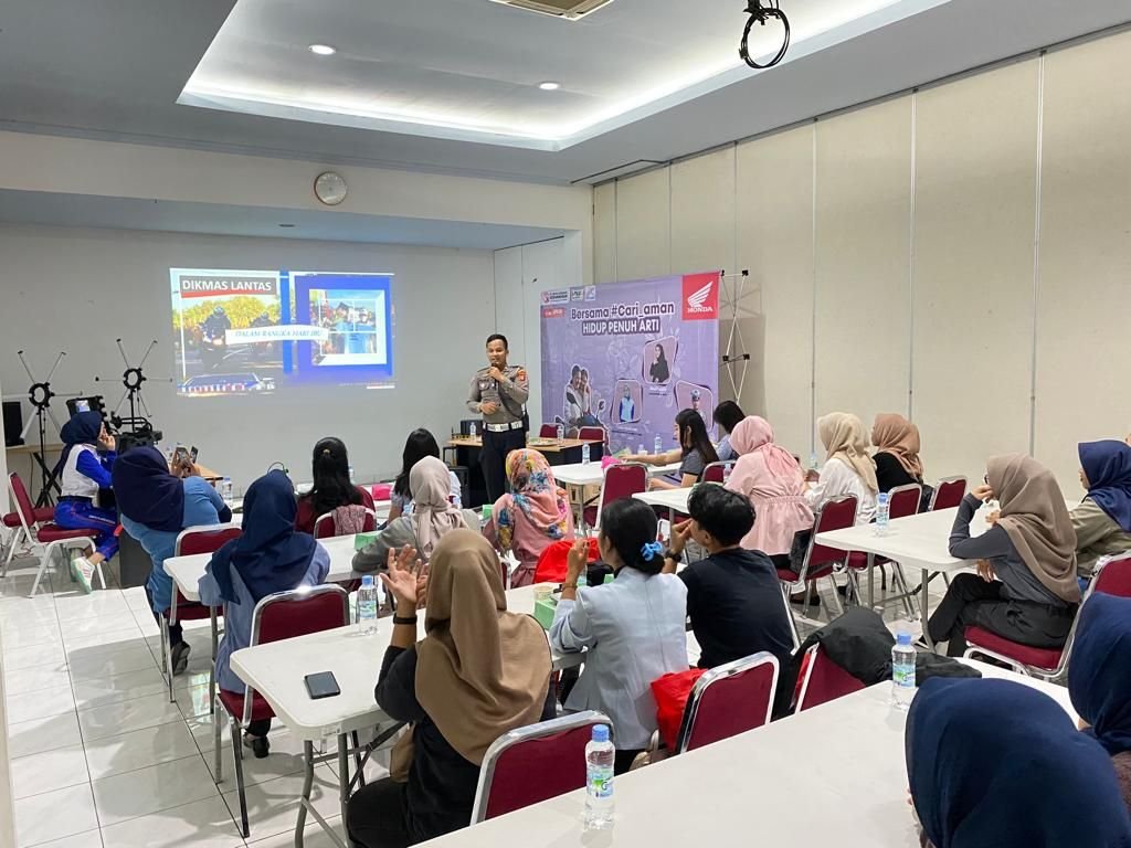 Honda Banten Gelar Safety Riding untuk Perempuan, Agar Saat Sein Kiri Tidak Belok ke Kanan