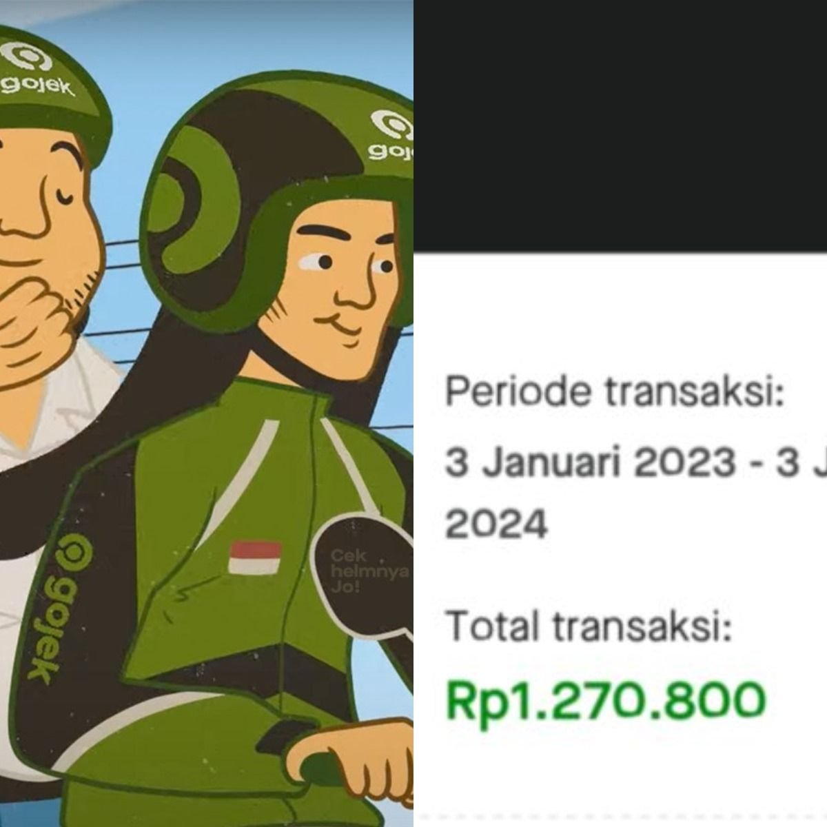 Cara Cek Gojek Wrapped 2023, Ringkasan Transaksi Perjalanan Selama Setahun, Punyamu Berapa?