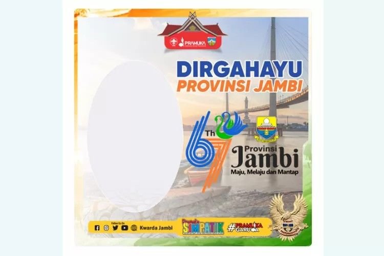 GRATIS! 10 Link Twibbon HUT Provinsi Jambi ke-67, Cocok Dibagikan Di Medsos 5 GRATIS! 10 Link Twibbon HUT Provinsi Jambi ke-67, Cocok Dibagikan Di Medsos