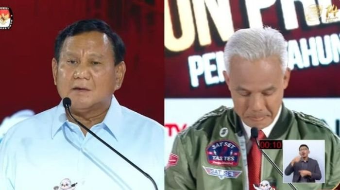 Prabowo Sindir Anies dengan Sebutan 'Profesor', Ekspresi Ganjar Langsung Berubah Total