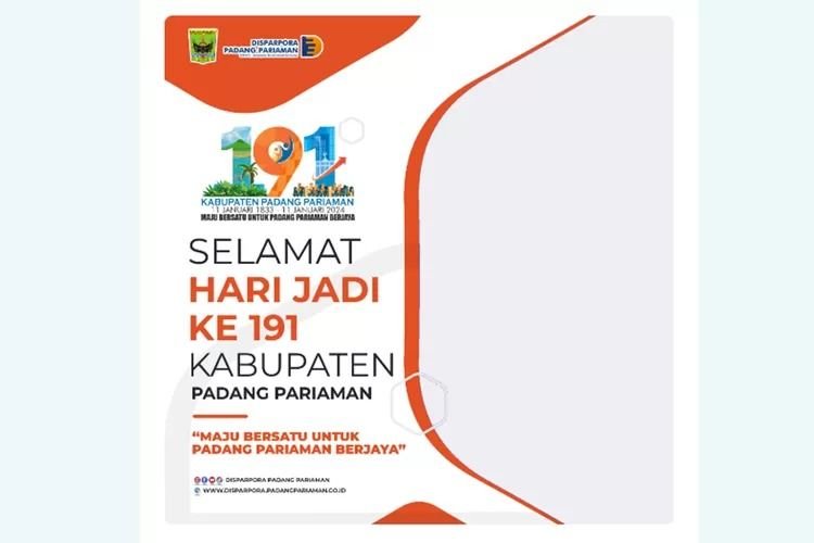 Kumpulan Link Twibbon HUT Kabupaten Padang Pariaman Ke-191, Cocok Dibagikan di Medsos Secara Gratis 7 Kumpulan Link Twibbon HUT Kabupaten Padang Pariaman Ke-191, Cocok Dibagikan di Medsos Secara Gratis