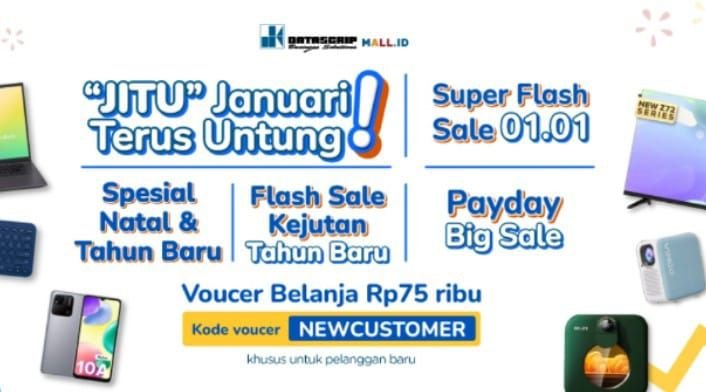 Tukar Kode DTM-JITU25, Dapatkan Promo Produk Elektronik di DatascripMall.ID