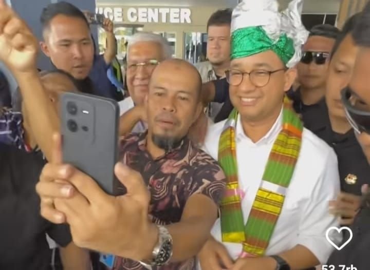 Disambut Warga Kota Kendari, Anies Baswedan : Ini Adalah Tanda-tanda