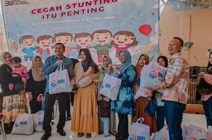 Bantu Turunkan Angka Stunting, BRI Cabang Pandeglang Salurkan Bantuan Tahap Satu