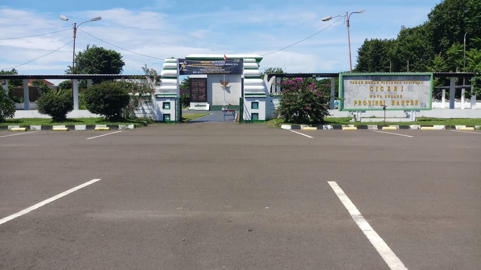 Anggaran Minim, Pemeliharaan Taman Makam Pahlawan Kota Serang Terseok-seok