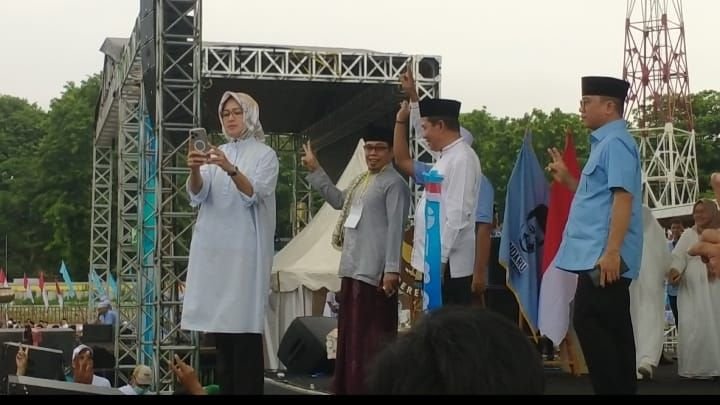 Prabowo Doakan Airin Rachmi Diany Pantas Jadi Gubernur