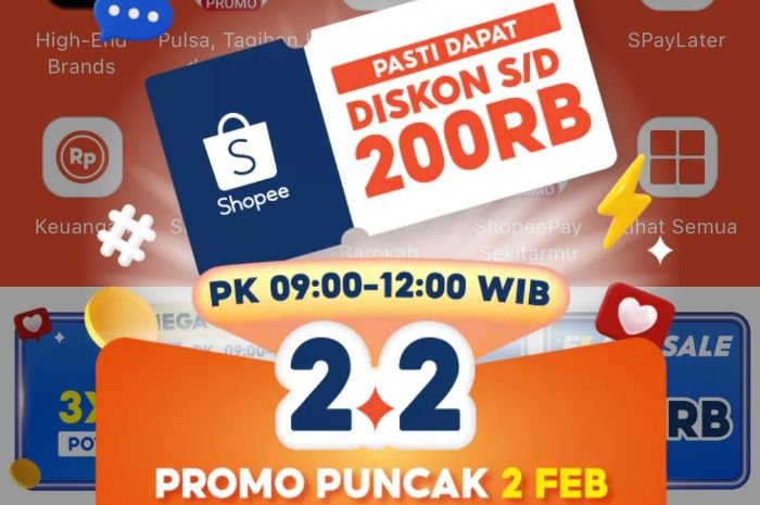 Masih Diskon! 13 Kode Voucher Shopee Hari Ini 2 Februari 2024, Raih Diskon, Cashback, dan Gratis Ongkir Awal Bulan! 1 Masih Diskon! 13 Kode Voucher Shopee Hari Ini 2 Februari 2024, Raih Diskon, Cashback, dan Gratis Ongkir Awal Bulan!