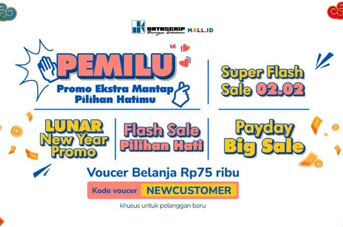 Promo Pemilu DatascripMall.ID, Ada Diskon 50 Persen hingga Voucher Belanja Gratis