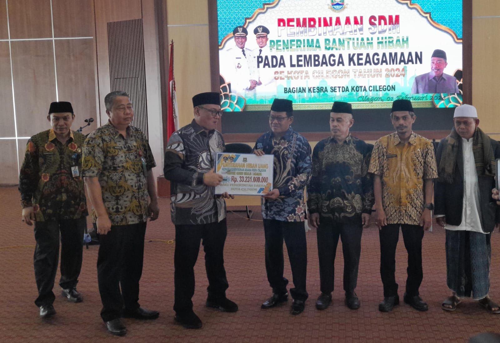 102 Lembaga Keagamaan Penerima Hibah dari Pemkot Cilegon Akan Diverifikasi Lapangan