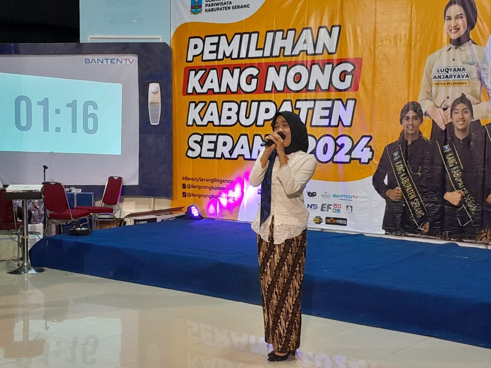 Peserta Kang Nong Kabupaten Serang 2024 Unjuk Gigi di Depan Juri, Ada yang Ahli Debus Hingga Qori