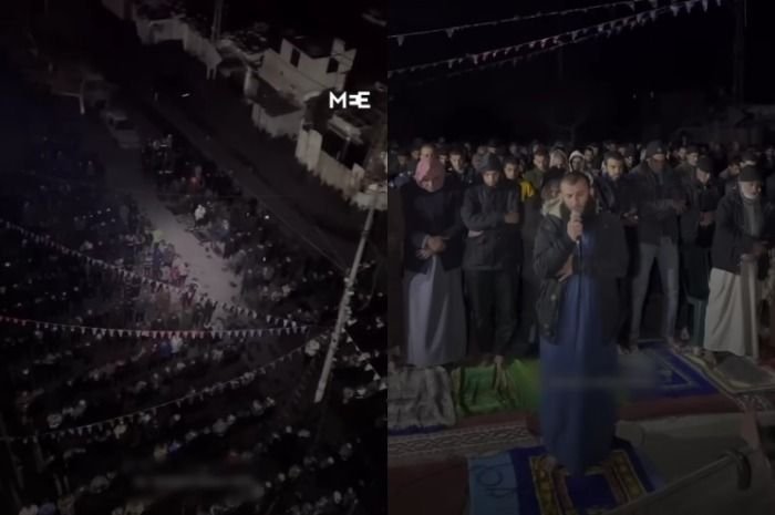 Intip Suasana Tarawih Pertama Warga Palestina, Mereka Gelap-Gelapan 5 Intip Suasana Tarawih Pertama Warga Palestina, Mereka Gelap-Gelapan