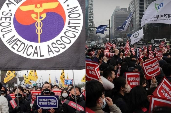 Ribuan Dokter di Korea Selatan Demo Menuntut Kesejahteraan, Pasien Ditinggal 3 Ribuan Dokter di Korea Selatan Demo Menuntut Kesejahteraan, Pasien Ditinggal