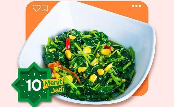Mudah Sangat! Resep Tumis Bayam Jagung Menu Sahur Anti Ribet, Bikinnya Praktis Dijamin Nasi Akan Habis