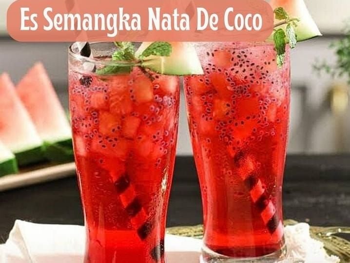 Selain Nyegerin, Resep Es Semangka Nata De Coco Bikin Tubuh Makin Fit dan Sehat, Cocok untuk Buka Puasa