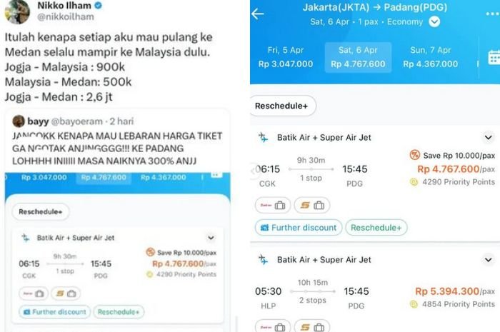 Seorang Pemudik dari Jogja Ke Medan Curhat, Ia Rela Terbang ke Malaysia Dulu karena Ogkosnya Murah