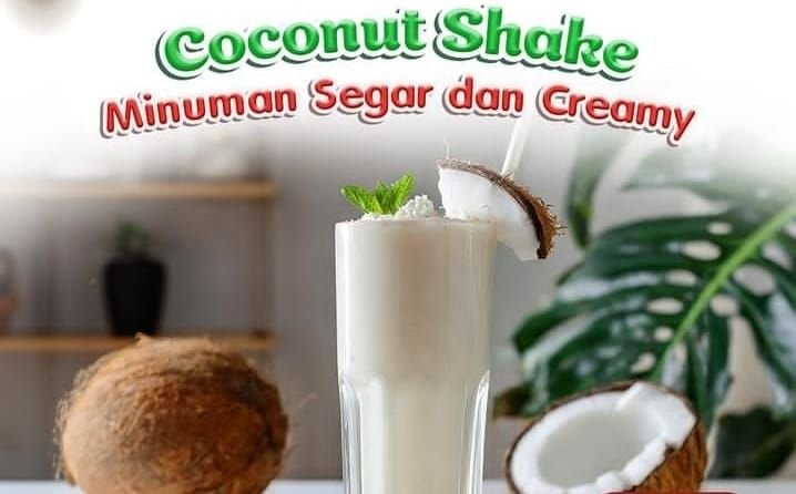 Resep Coconut Shake, Minuman Buka Puasa yang Seger dan Creamy 3 Resep Coconut Shake, Minuman Buka Puasa yang Seger dan Creamy