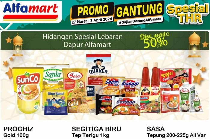 Katalog Promo JSM Alfamart Spesial THR Gantung Terbaru, Nyetok Kebutuhan Lebaran Diskon 50 Persen 3 Katalog Promo JSM Alfamart Spesial THR Gantung Terbaru, Nyetok Kebutuhan Lebaran Diskon 50 Persen