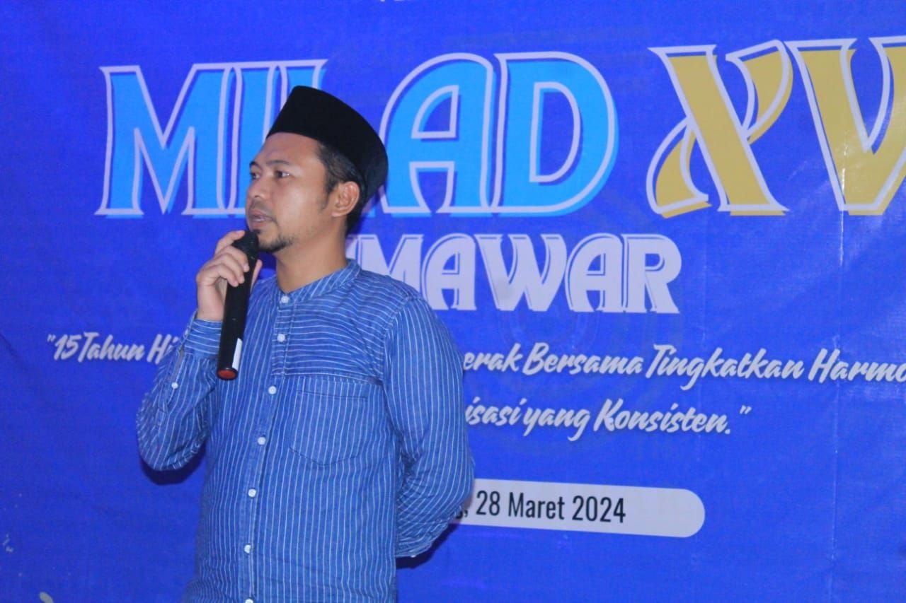 Milad Himpunan Mahasiswa Waringinkurung ke 15 Dikagumi Camat Hingga Soroti Mars Himawar, Begini Katanya