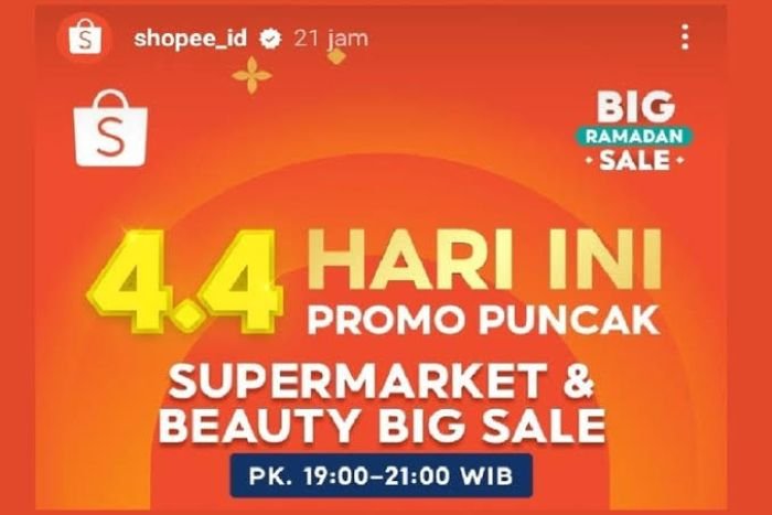 BURUAN KLAIM! Kumpulan Kode Voucher Shopee 4.4 Ada Gratis Ongkir dan Diskon 50 Persen, Berlaku Pukul 00.00 Malam Ini 10 BURUAN KLAIM! Kumpulan Kode Voucher Shopee 4.4 Ada Gratis Ongkir dan Diskon 50 Persen, Berlaku Pukul 00.00 Malam Ini